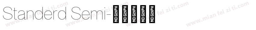 Standerd Semi字体转换
